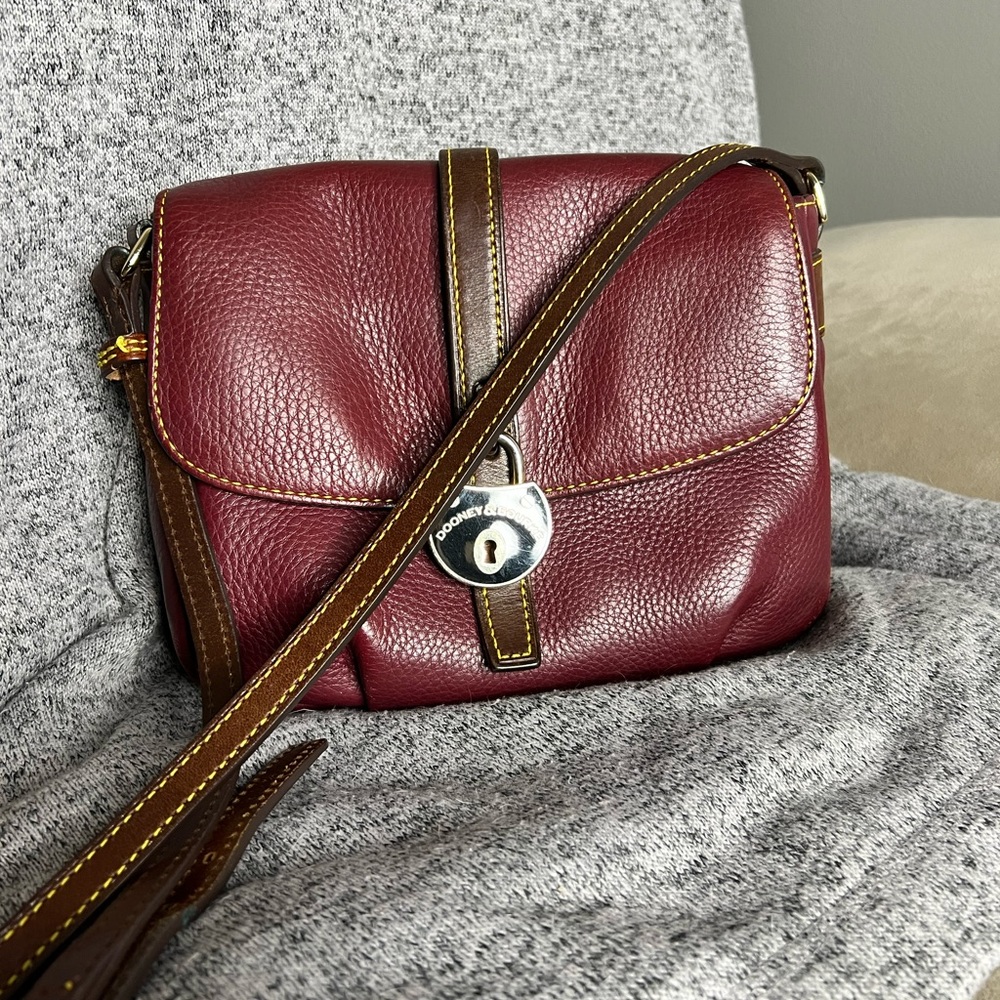 Dooney & Bourke Maroon Crossbody